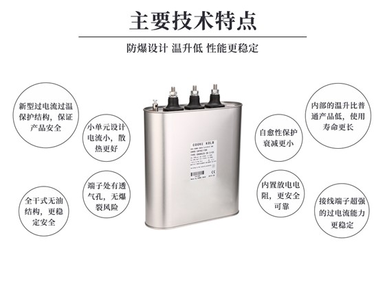 防爆安全型電力電容器主要技術(shù)特點(diǎn)
