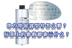 電力電容器型號(hào)怎么看？標(biāo)簽上的參數(shù)都表示什么？