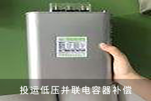 投運(yùn)低壓并聯(lián)電容器補(bǔ)償