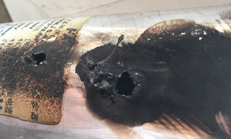 自愈式電容器爆炸擊穿