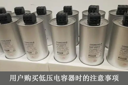 用戶購(gòu)買低壓電容器時(shí)的注意事項(xiàng)