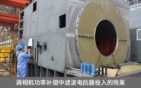 調(diào)相機(jī)功率補(bǔ)償中濾波電抗器投入的效果
